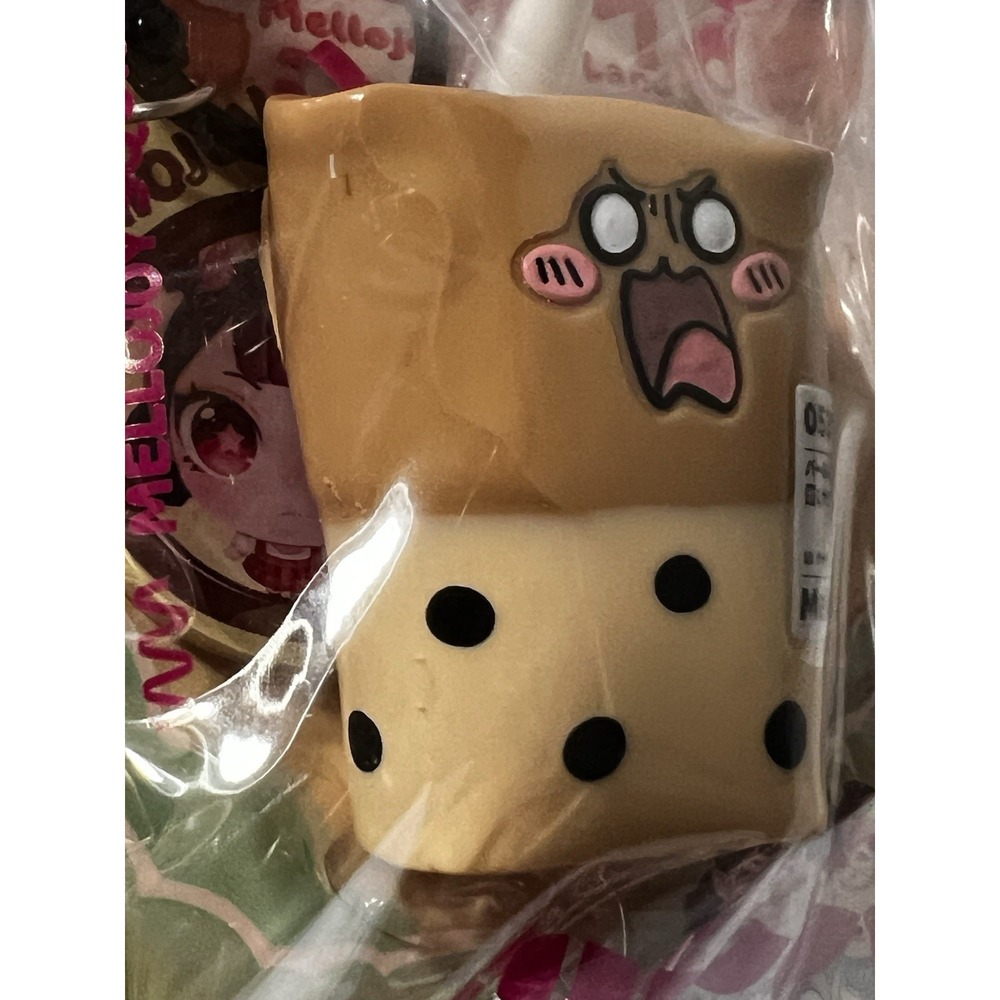 MelloJoy Mini Land Mini angry boba milk tea Squishy Stress Relief Toy Dry Yogurt - Picture 5 of 13